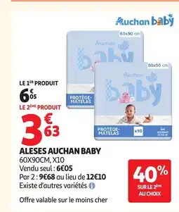 Auchan AUCHAN BABY Aleses offre