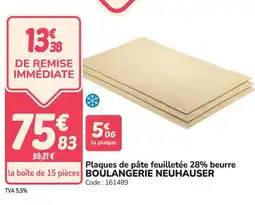Promocash Boulangerie neuhauser offre