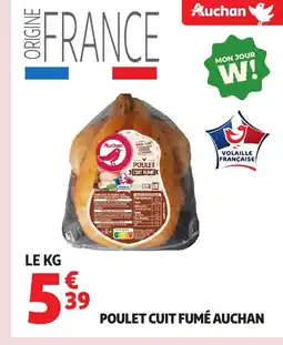 Auchan AUCHAN Poulet cuit fumé offre
