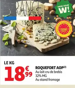 Auchan Roquefort aop offre