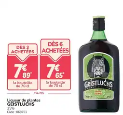 Promocash Liqueur de plantes geistluchs offre