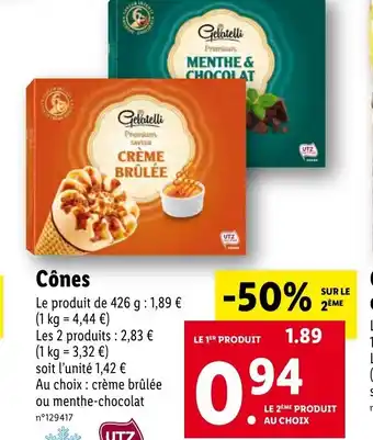 Lidl Cones offre