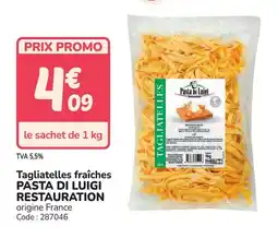 Promocash Tagliatelles fraîches pasta di luigi restauration origine france offre