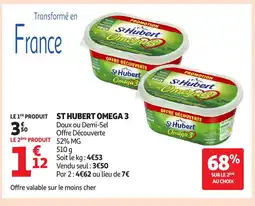 Auchan ST HUBERT Omega 3 offre