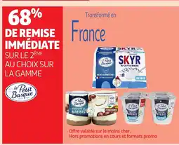 Auchan LE PETIT BASQUE Sur la gamme offre