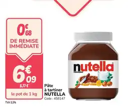 Promocash Pâte à tartiner nutella offre
