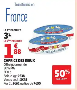 Auchan CAPRICE DES DIEUX offre