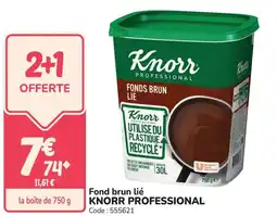 Promocash Fond brun lié knorr professional offre