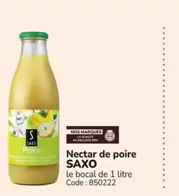 Promocash Nectar de poire saxo offre