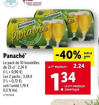 Lidl Panache offre