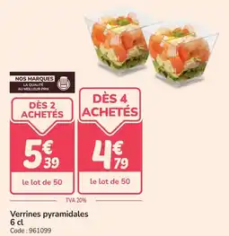 Promocash Verrines pyramidales offre