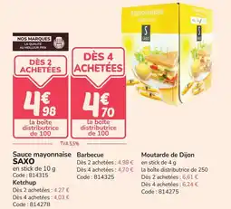 Promocash Sauce mayonnaise barbecue saxo offre