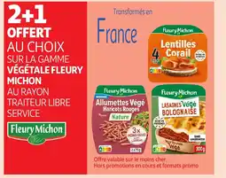 Auchan FLEURY MICHON Sur la gamme végétale offre
