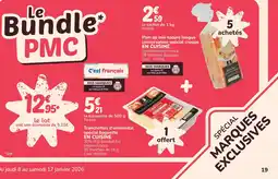 Promocash Pain de mie nature longue conservation spécial croque en cuisine + tranchettes d'emmental spécial baguette en cuisine offre