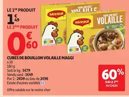 Auchan MAGGI Cubes de bouillon volaille offre