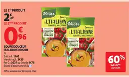 Auchan KNORR Soupe douceur italienne offre