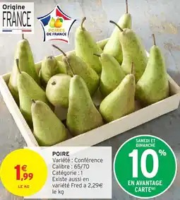 Intermarché Hyper Poire offre