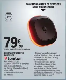 E.Leclerc ASSISTANT D’ALERTES ROUTIÈRES offre