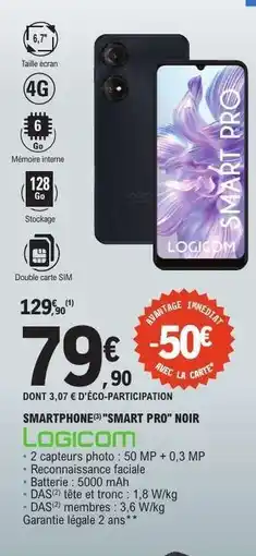 E.Leclerc Smartphone Smart Pro noir offre