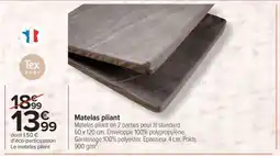 Carrefour MATELAS PLIANT offre