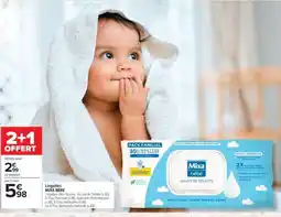 Carrefour Lingettes Mixa Bébé offre