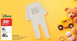 Carrefour Pyjama bébé offre