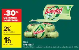 Carrefour Market Mini Babybel offre