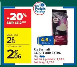 Carrefour Market Riz Basmati CARREFOUR EXTRA offre