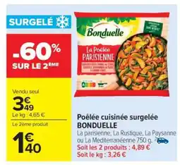Carrefour Market Poêlée cuisinée surgelée BONDUELLE offre
