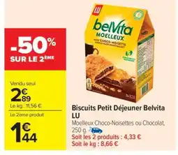 Carrefour Market BISCUITS PETIT-DÉJEUNER BELVITA “LU” offre