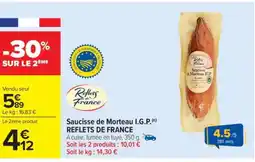 Carrefour Market Saucisse de Morteau I.G.P. REFLETS DE FRANCE offre