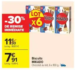 Carrefour Market Biscuits Mikado offre