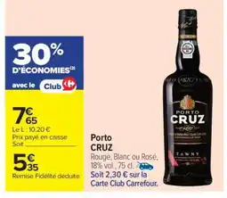 Carrefour Market PORTO CRUZ offre