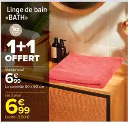 Carrefour Market Linge de bain Bath offre