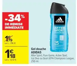 Carrefour Market GEL DOUCHE ADIDAS offre