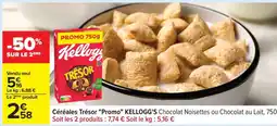 Carrefour Céréales Trésor Promo KELLOGG’S offre