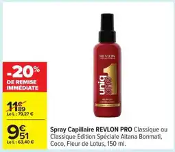 Carrefour Spray Capillaire REVLON PRO offre