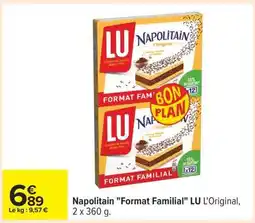 Carrefour Napolitain Format Familial LU L'Original offre