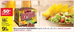 Carrefour Bière aromatisée DESPERADOS Original offre