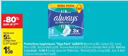 Carrefour Always Ultra Day Giga Pack offre