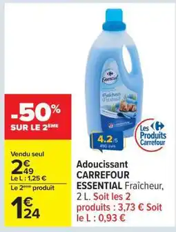 Carrefour Adoucissant CARREFOUR ESSENTIAL Fraîcheur offre