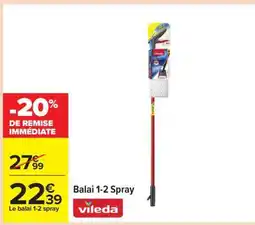 Carrefour Balai 1-2 Spray offre
