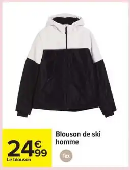 Carrefour Blouson de ski homme offre