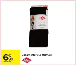 Carrefour Collant intérieur fourrure offre
