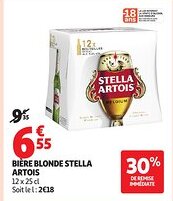 Auchan STELLA ARTOIS Bière blonde offre