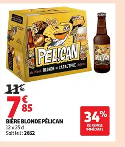 Auchan PÉLICAN Bière blonde offre