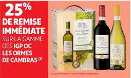 Auchan Sur la gamme des igp oc les ormes cambras offre