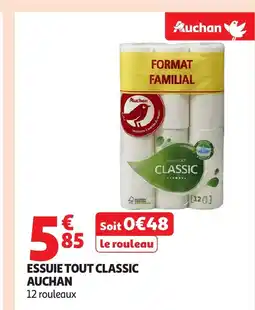 Auchan AUCHAN Essuie tout classic offre