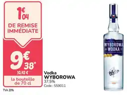 Promocash Vodka wyborowa offre