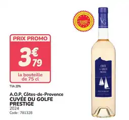 Promocash A.o.p. côtes-de-provence cuvée du golfe prestige offre